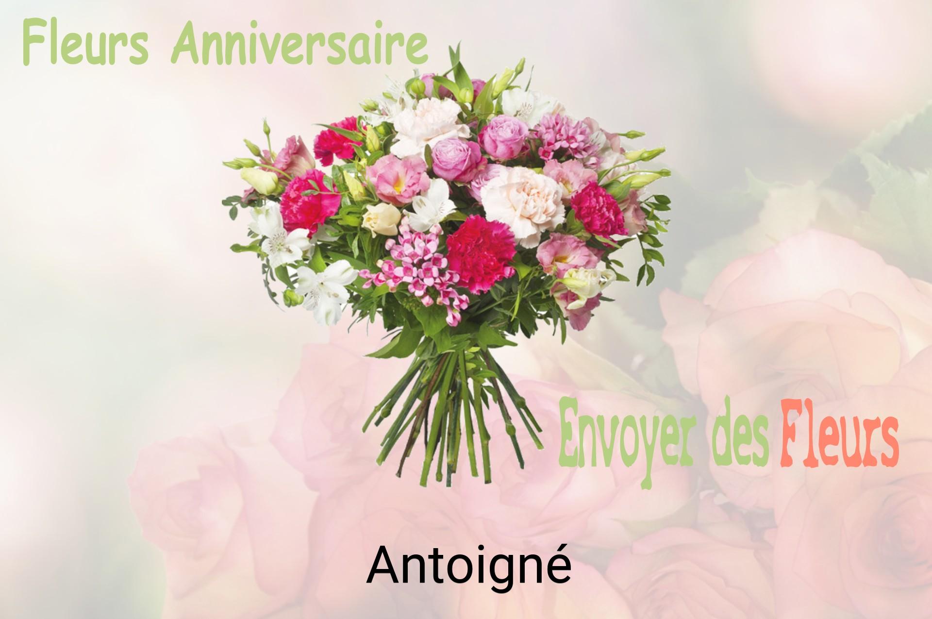 Bouquet de fleurs d’anniversaire livré à Antoigné